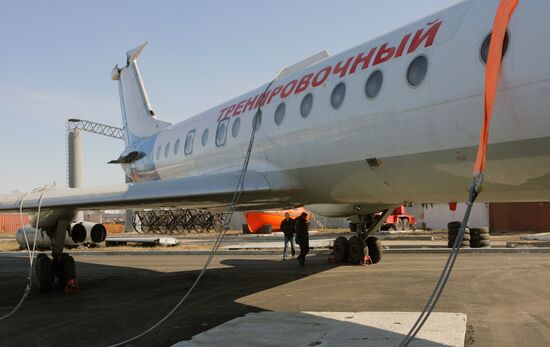 Tupolev 134 jet airlifted from Pulkovo airport