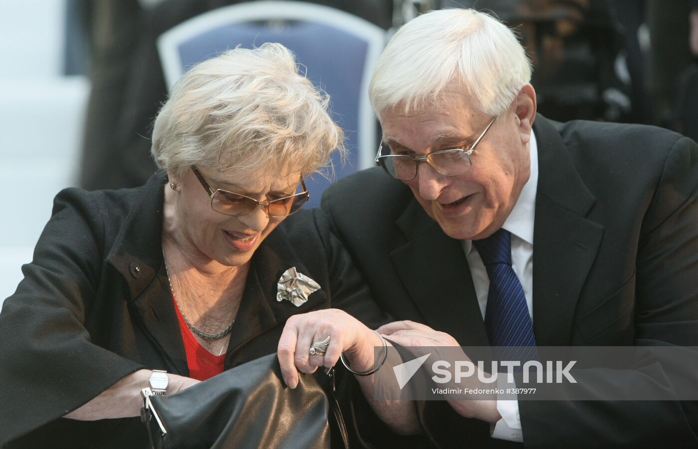 Alisa Freindlikh and Oleg Basilashvili
