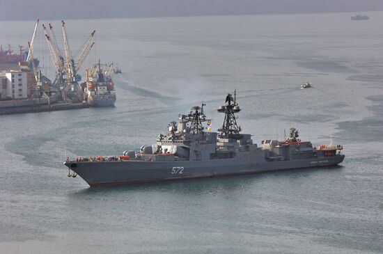 Russian warships return home from shores of Somali