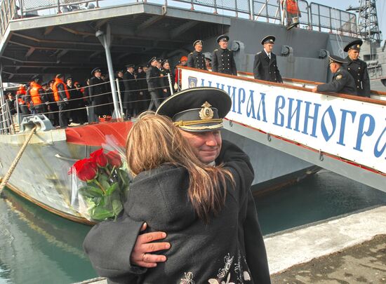 Russian warships return home from shores of Somali