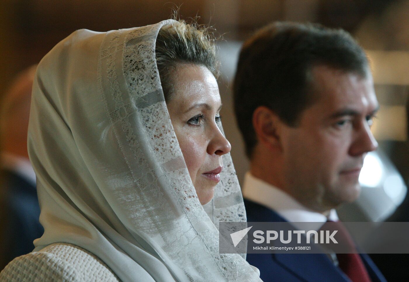 Russian President attends Easter service in Moscow