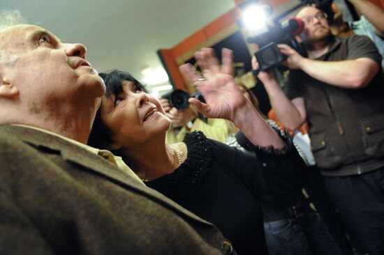 Eldar Ryazanov and Bella Akhmadulina