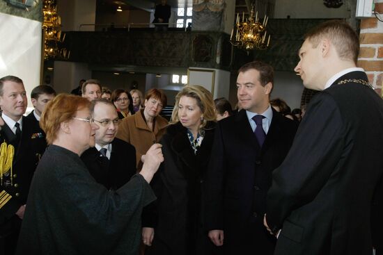 Second day of Dmitry Medvedev's state visit to Finland