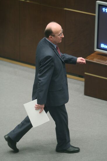 Government Hour in Russian Federation Council