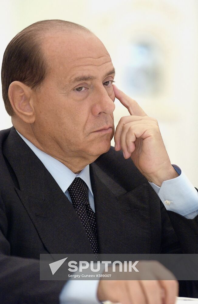 Italian Prime Minister Silvio Berlusconi