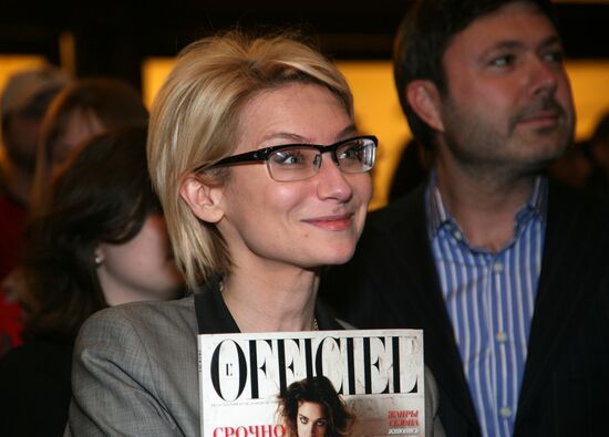 Evelina Khomchenko, editor-in-chief of "L'Officiel-Russia"
