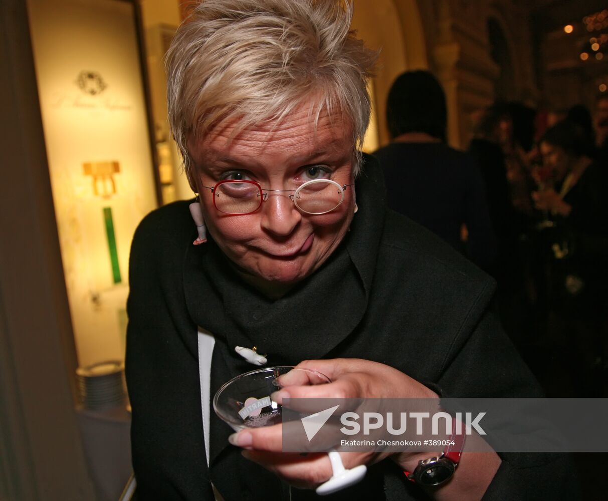TV presenter Svetlana Konegen
