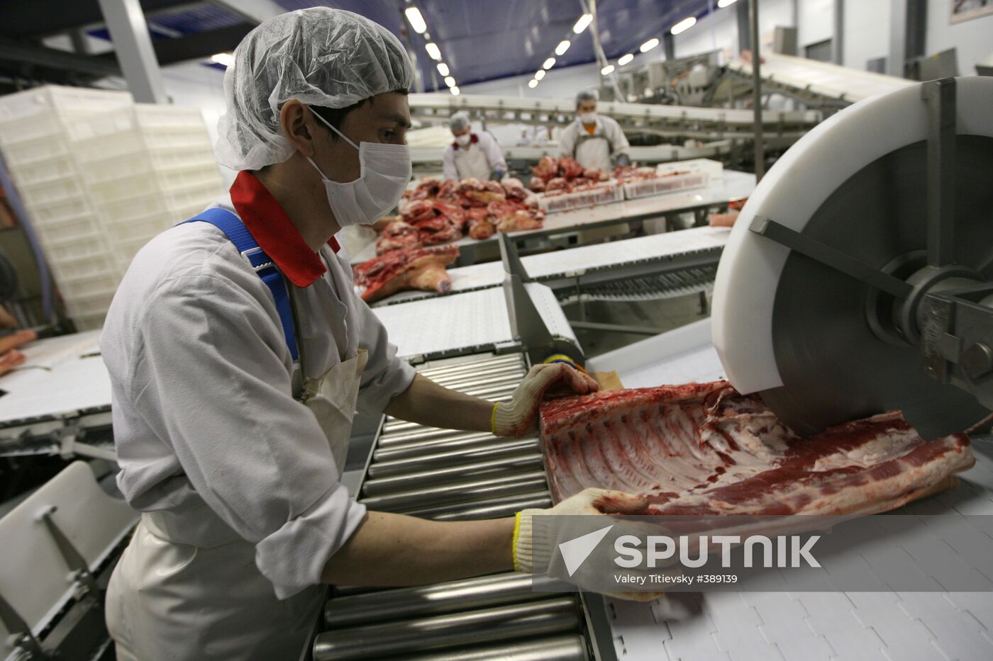 Opening of Kudryashevskoye meat-processing plant