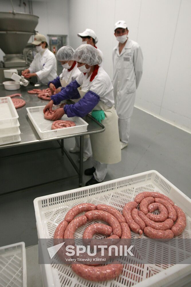 Opening of Kudryashevskoye meat-processing plant