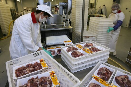 Opening of Kudryashevskoye meat-processing plant
