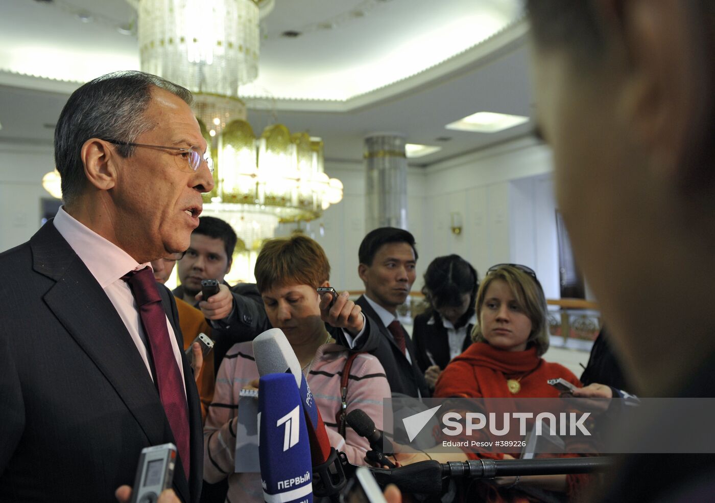 Sergei Lavrov visiting Pyongyang