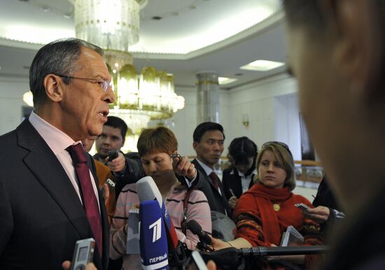 Sergei Lavrov visiting Pyongyang