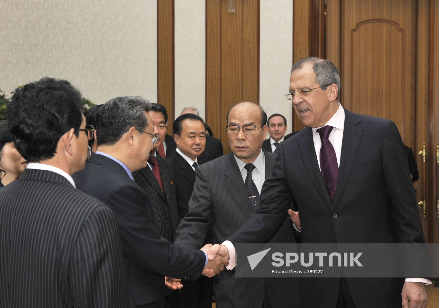 Sergei Lavrov visiting Pyongyang