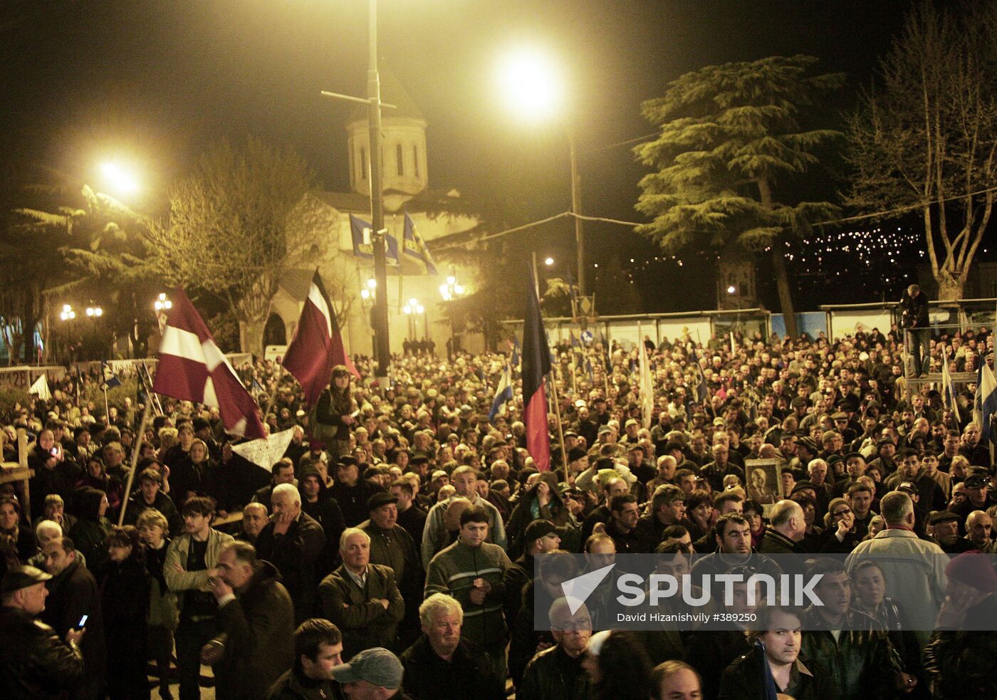 Mass protests in Tbilisi