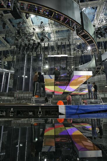 Preparations for Eurovision Song Contest