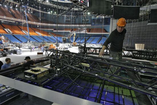 Preparations for Eurovision Song Contest