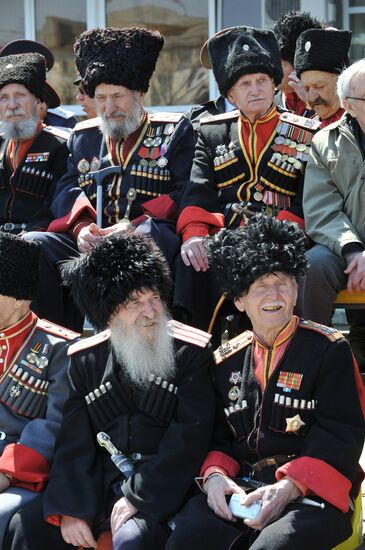 Cossack parade in Krasnodar