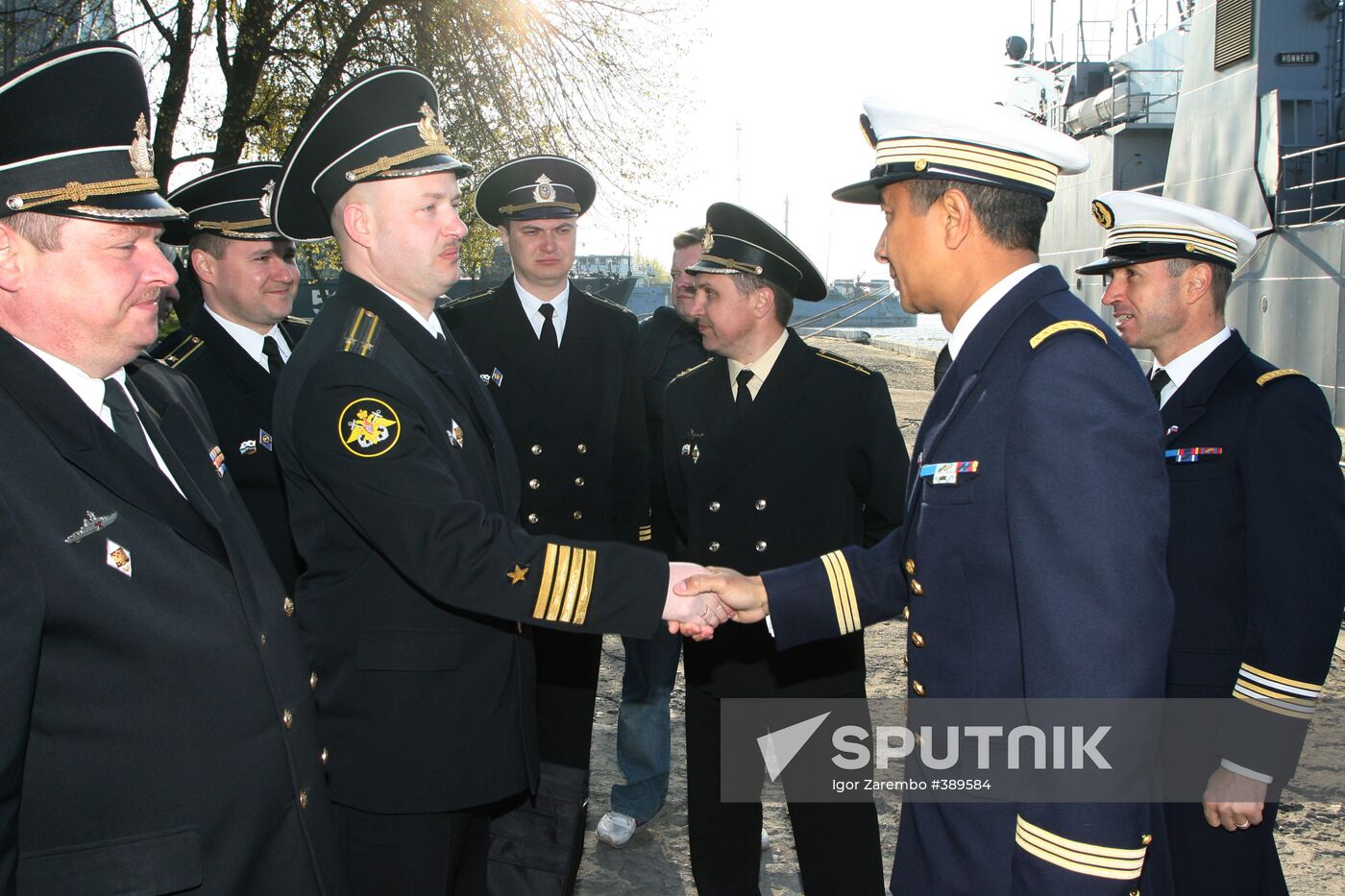 French navy ships visit Baltiysk