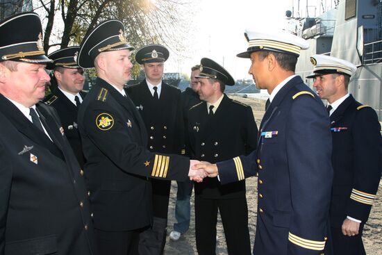 French navy ships visit Baltiysk
