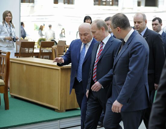 Vladimir Putin on Bulgaria Today exhibition opening day
