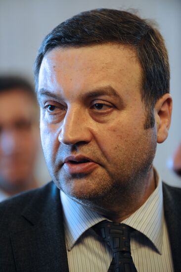 News conference on opening of Russian Pavilion in Cannes