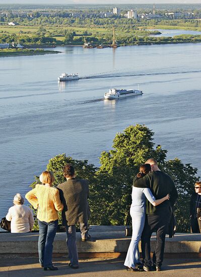 Nizhny Novgorod's embankment