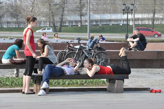 Spring in Moscow