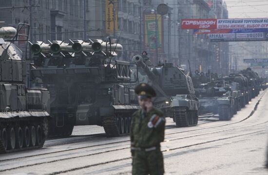 Training for Victory Day Parade in Moscow