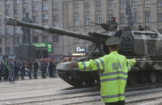 Training for Victory Day Parade in Moscow