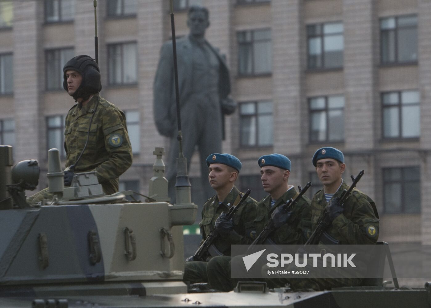 Training for Victory Day Parade in Moscow