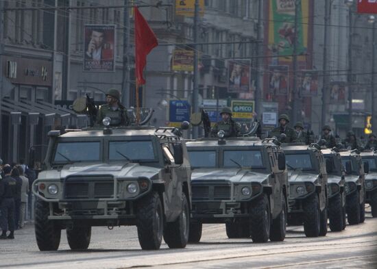 Training for Victory Day Parade in Moscow
