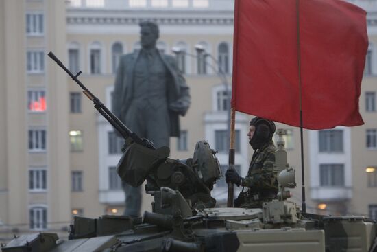 Training for Victory Day Parade in Moscow