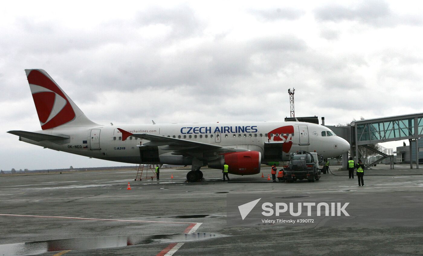 CSA Czech Airlines inaugurating new route in Novosibirsk