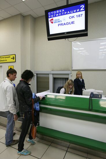 CSA Czech Airlines opening a new route in Novosibirsk