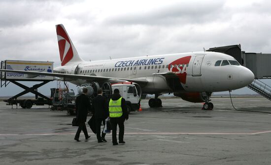 CSA Czech Airlines inaugurating new route in Novosibirsk