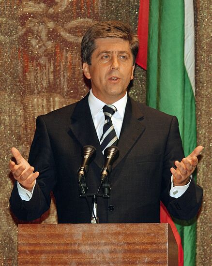 Bulgarian President Georgy Pyrvanov in Moscow