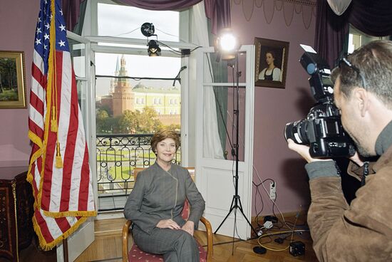 Laura Bush, wife of U.S. president