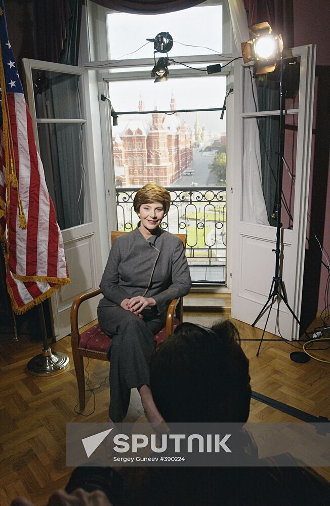 Laura Bush, wife of U.S. president