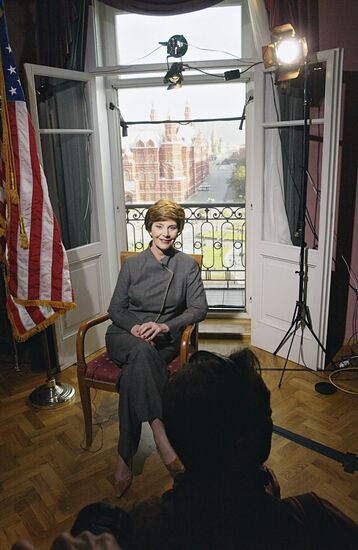 Laura Bush, wife of U.S. president