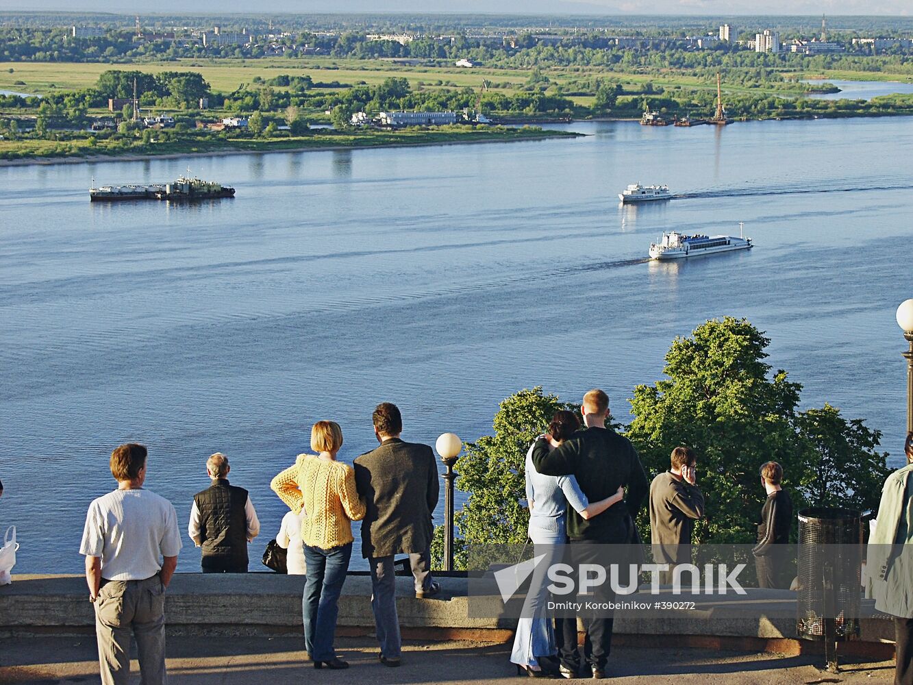 Embankment in Nizhny Novgorod