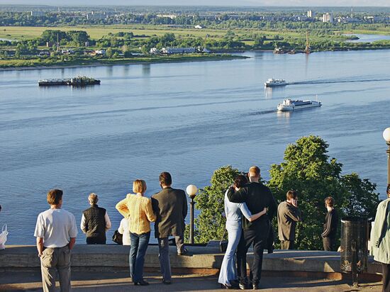 Embankment in Nizhny Novgorod