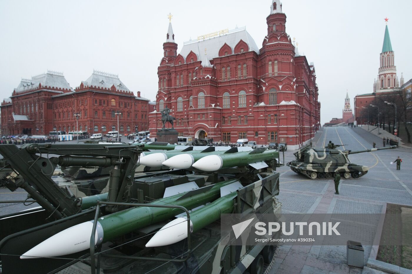 Training for the May 9 Victory Day Parade in Moscow