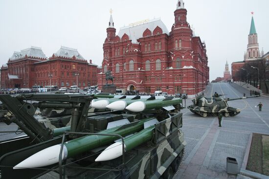 Training for the May 9 Victory Day Parade in Moscow