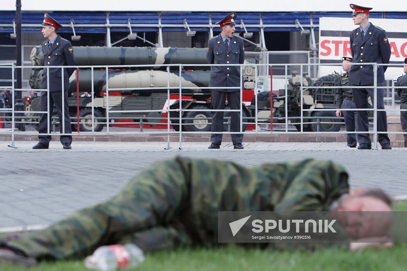 Training for the May 9 Victory Day Parade in Moscow