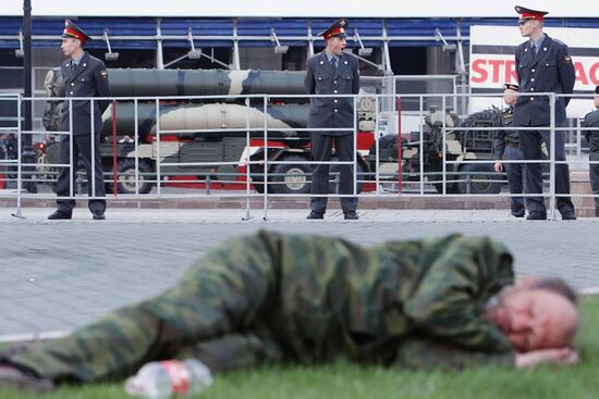 Training for the May 9 Victory Day Parade in Moscow