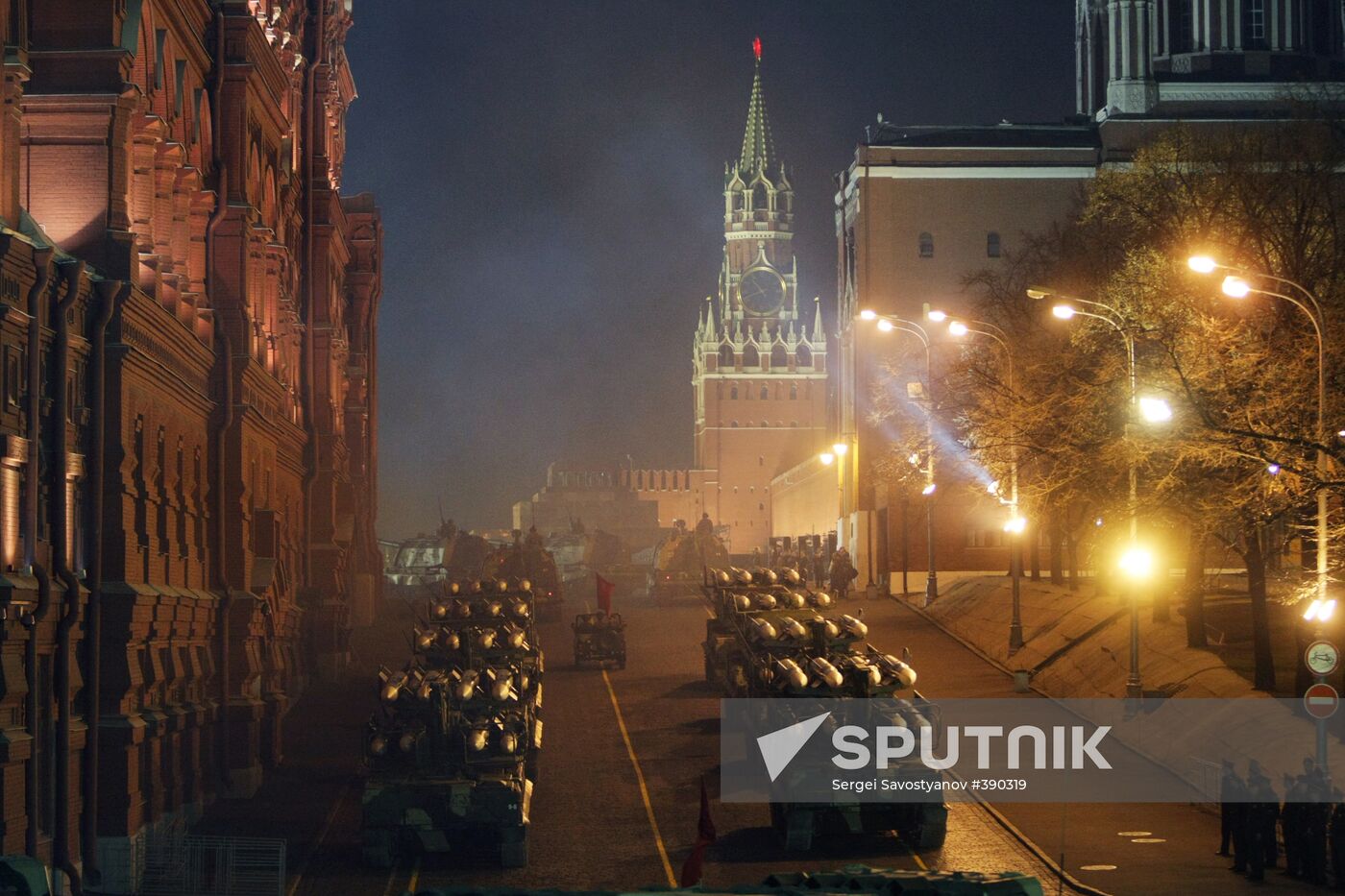 Training for the May 9 Victory Day Parade in Moscow