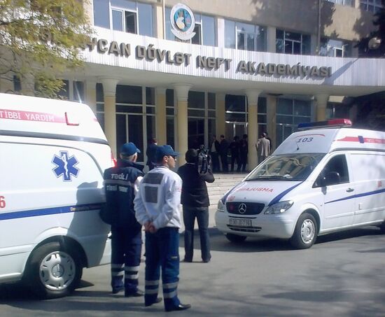 Unknown suspect opens fire at the Azerbaijan State Oil Academy