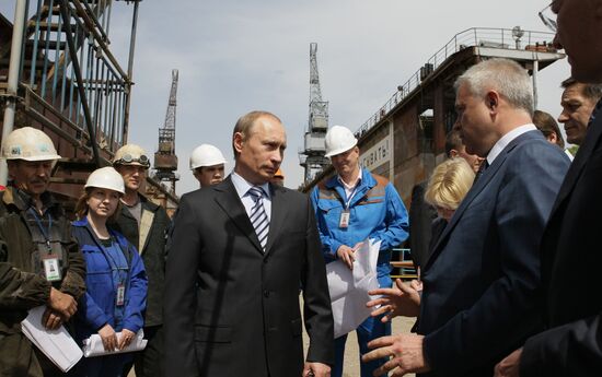 Prime Minister Vladimir Putin visits Astrakhan