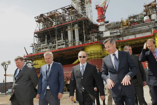 Prime Minister Vladimir Putin visits Astrakhan