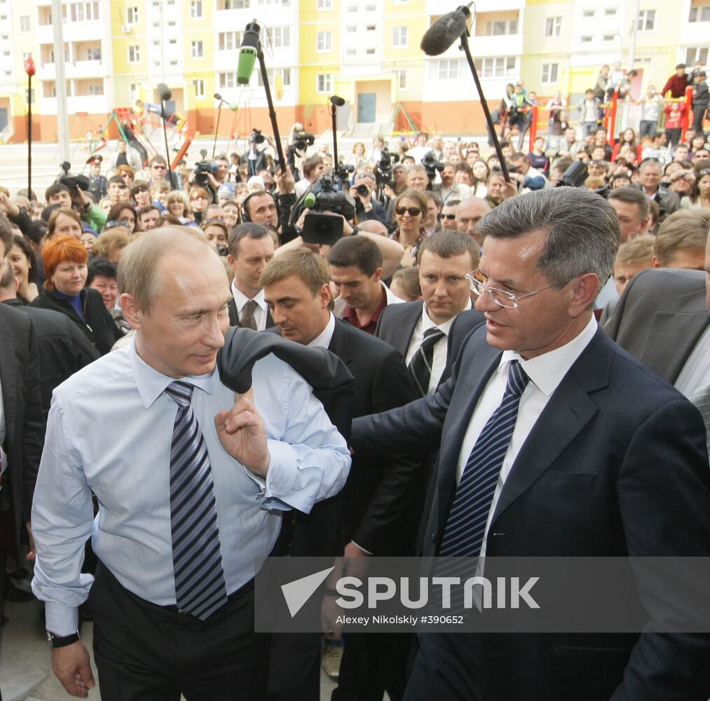 Prime Minister Vladimir Putin visits Astrakhan